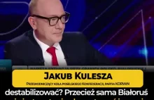 Przewodniczący Jakub Kulesza w debacie Polsat News