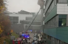 Pożar w Uniwersyteckim Centrum Klinicznym w Gdańsku