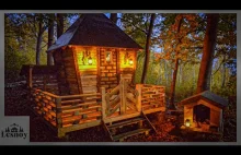 Budowa malutkiej chatki z drewna czyli człowiek i jego młotek.