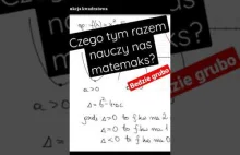 Czego ty razem nauczy nas Matemaks? #shorts