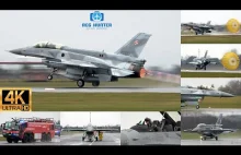 Ćwiczenia na Ławicy - awaryjne lądowanie F-16