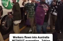 Australia prace nieszczepionych przejmą nowi pracownicy już nawet wylądowali