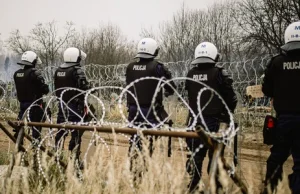 Kolejne siłowe próby przekroczenia granicy. Policjantów obrzucono kamieniami