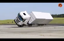 Testy zderzeniowe samochodów ciężarowych (kompilacja)