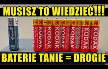 Czemu baterie tanie są drogie? Kodak z Dealz czyli Alkaliczne kontra Cynkowe