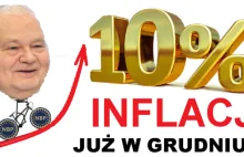 Inflacja 10% możliwa już w grudniu.