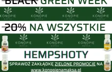 Black Week! HEMP SHOTY oraz inne produkty konopne! Ważne tylko dzisiaj!