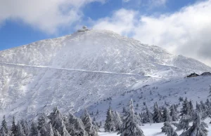 Dwucyfrowy mróz na Śnieżce tej nocy! Było -10.3 °C, a odczuwalna aż -32.67 °C