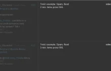 Informowanie o tym kto wspiera przyjmowanie imigrantów to "flood spam trolling"