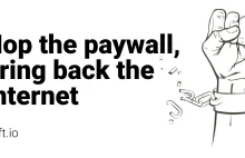Strona pozwalająca ominąć blokadę płatnych artykułów (paywall).