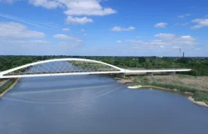 Deutsche Bahn buduje unikatowy most nad Odrą.