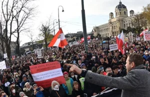Austria: Wzięli udział w demonstracji koronasceptyków. Stracą pracę
