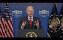 Biden odczytuje „koniec cytatu” z telepromptera