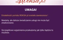 Roksa.pl zawiesza działalność. Plotki mówią o prokuraturze i śledztwie CBŚ.