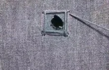 Jak naprawić dziury w odzieży