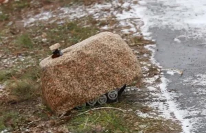W Rosji skonstruowano szpiegowski kamień na gąsienicach WIDEO