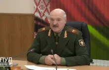 Łukaszenko w mundurze znów mówi o wojnie: