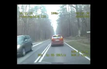 Zatrzymanie kuriera z nielegalnymi migrantami. 7 osób w osobówce i 112 km/h