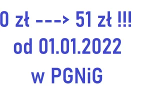 "Nowa" opłata w PGNiG do 51 zł opłaty za nic!