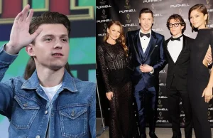 To Tom Holland poprosił Lewandowskich o wspólne zdjęcie na gali Złotej Piłki