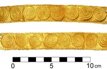 Złota biżuteria z czasów Nefretete i bałtycki bursztyn znalezione na Cyprze.