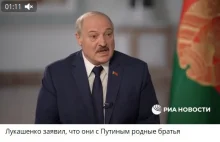 Łukaszenka: Putin to mój rodzony brat