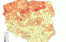 Interaktywna mapa zachorowań na covid w Polsce od początku pandemii