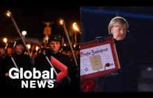 Nocne pożganie odchodzącej na emeryturę kanclerz Angeli Merkel
