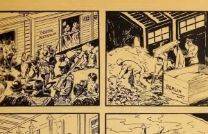 Najstarszy komiks o zbrodniach w obozie na Majdanku.