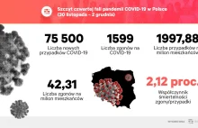 W trzy dni COVID-19 zabił u nas więcej osób niż w Niemczech i Francji łącznie