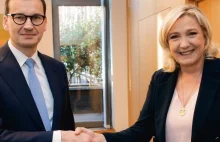 Polska wprowadza Marine Le Pen na salony. Morawiecki był pierwszy