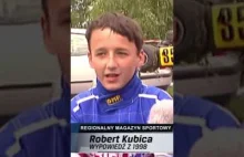 14 letni Robert Kubica wypowiada się o swojej przyszłości