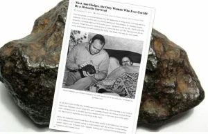 Ann Hodges - jedyna kobieta na świecie, która przeżyła uderzenie meteorytu...