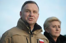 Prezydent Duda na granicy polsko-białoruskiej. "Trudno powiedzieć, żeby było...