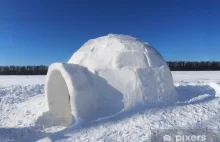 Domki ze śniegu