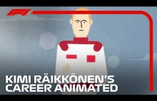 Kimi Raikkonen - animowana historia kierowcy F1