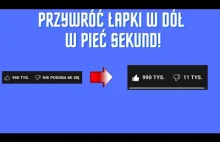 Jak przywrócić łapki w dół na yt