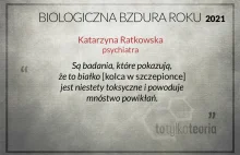 Katarzyna Ratkowska (psychiatra) nominowana do Biologicznej Bzdury Roku