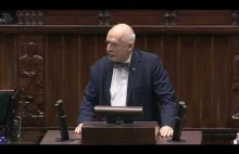 Janusz Korwin-Mikke: rząd udaje rząd prawicowy!