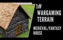 Chata fantasy do gier bitewnych - wargaming terrain house