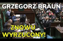 Grzegorz Braun WYKLUCZONY‼ Chcą WYRZUCIĆ 5 posłów