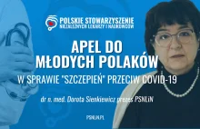 APEL DO MŁODYCH POLAKÓW - dr Dorota Sienkiewicz prezes PSNLiN