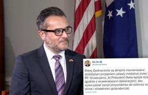 Sejm przyjął lex TVN. Ambasada USA komentuje