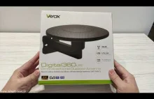 Zewnętrza antena DVB-T2 VAYOX Digital 360 Lite - recenzja anteny