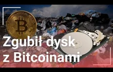 Od prawie 10 lat szuka dysku twardego. Zgubił 1,5 mld zł w Bitcoinach