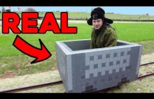 Zbudowałem wózek Mincart z Minecrafta!