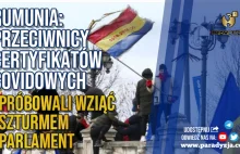 Rumunia: Przeciwnicy Certyfikatów Covidowych Próbowali Wziąć Szturmem...