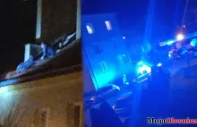 Policjant uratował kobietę na krawędzi dachu. Mieszkańcy zareagowali oklaskami