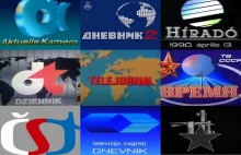 Czołówki dzienników telewizyjnych z krajów bloku wschodniego 1986 -1990