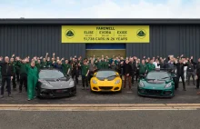 Lotus kończy produkcję Elise, Exige i Evory - ich miejsce zajmie Emira